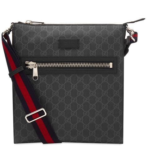 black gucci messenger|authentic Gucci Messenger bag.